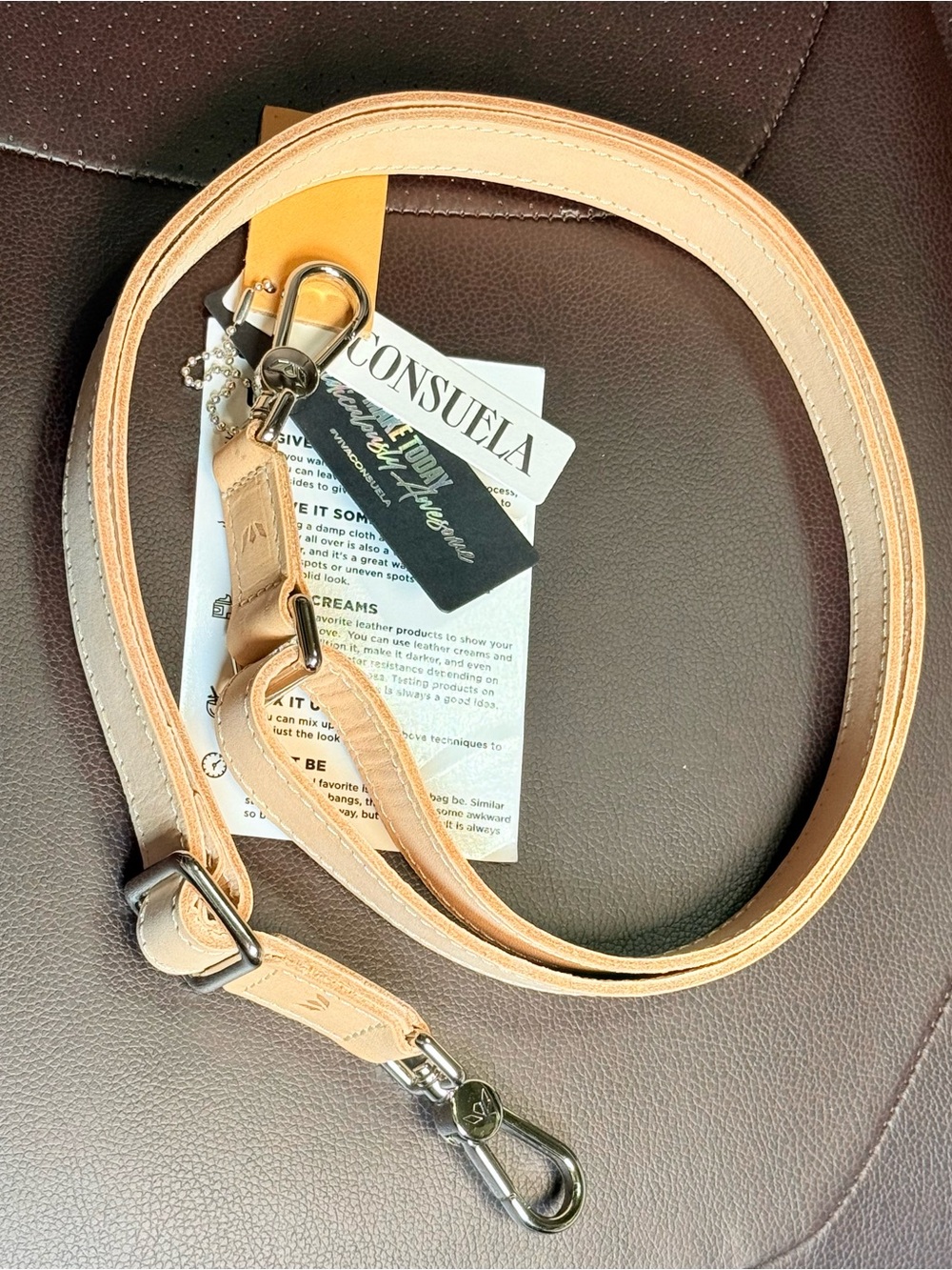 Consuela Leather Adjustable Strap - Picture 3 of 4